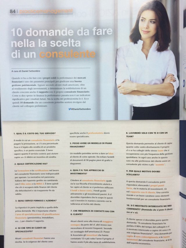 Come scegliere un consulente finanziario